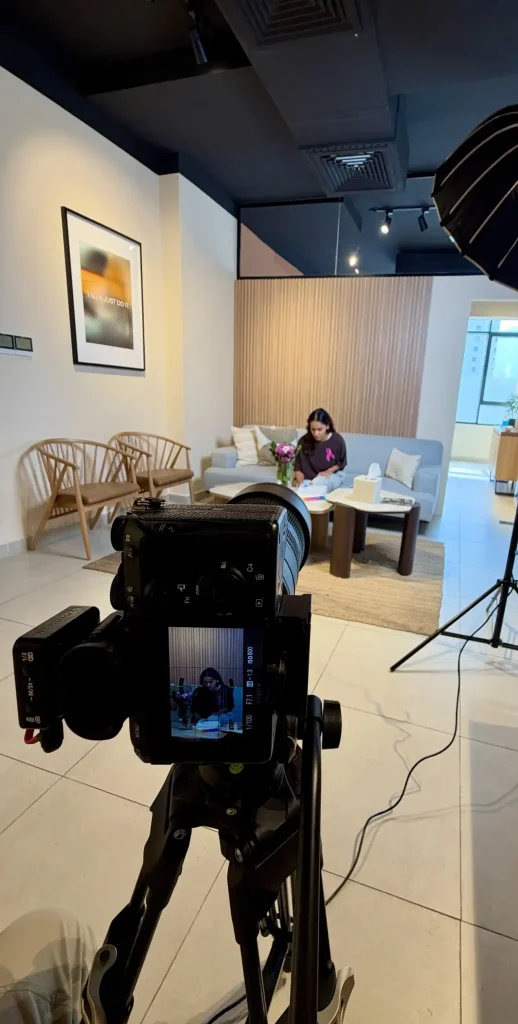 Healthcare Video Production in Muscat: Behind Our Pink October Breast Cancer Awareness Campaign pinkoctober spineline ostoorehstudio